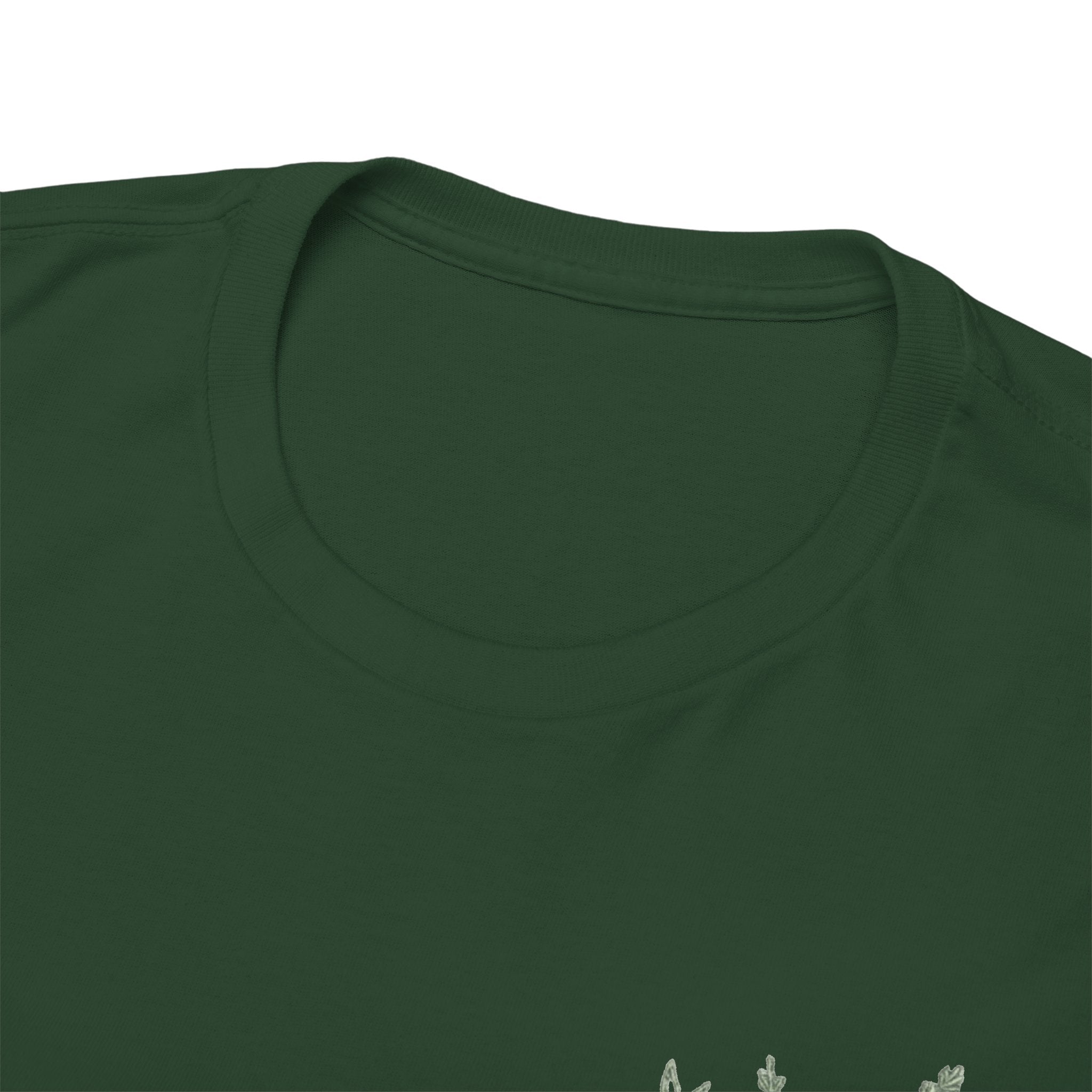 Botanical Fern Bouquet T-Shirt — Green Floral Nature Graphic Tee for Women