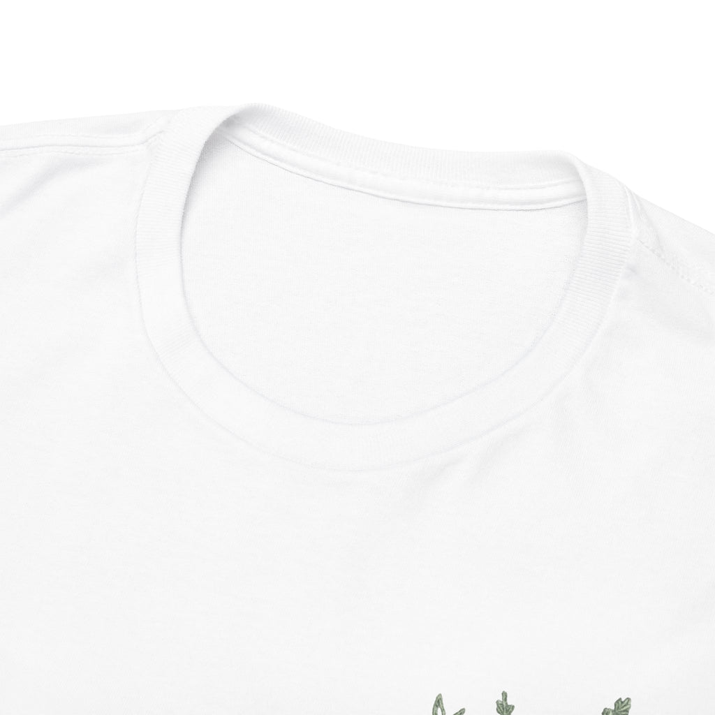 Botanical Fern Bouquet T-Shirt — Green Floral Nature Graphic Tee for Women