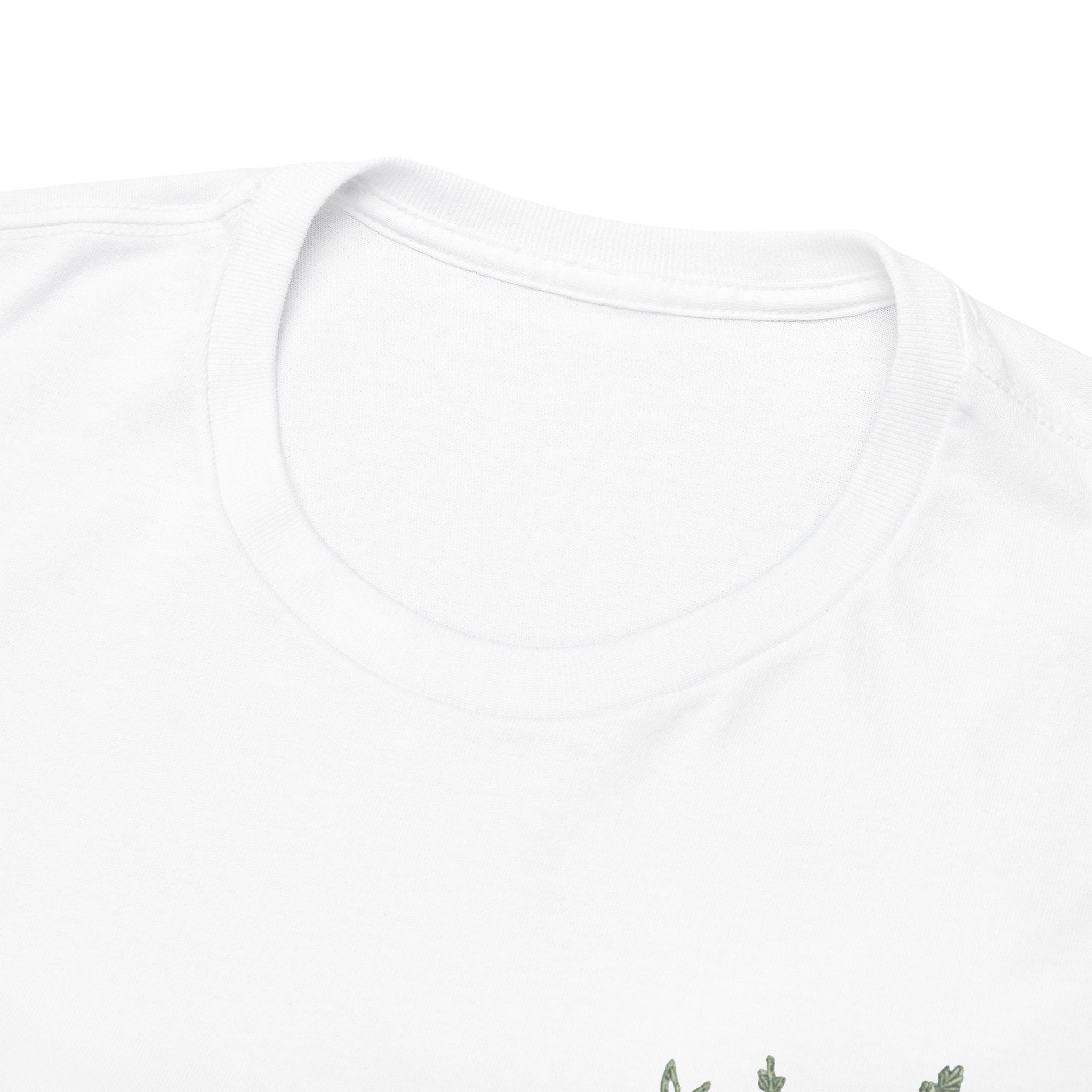 Botanical Fern Bouquet T-Shirt — Green Floral Nature Graphic Tee for Women