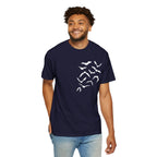 Bat Flock Graphic T-Shirt — Halloween & Gothic Nature Tee