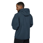 Packable Windbreaker Jacket — Orange Anorak with Small Chest Graphic