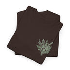 Botanical Fern Bouquet T-Shirt — Green Floral Nature Graphic Tee for Women