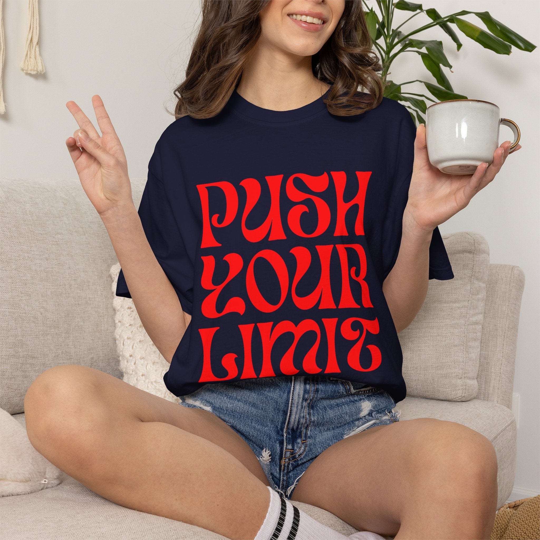 Push Your Limit T-Shirt — Motivational Retro Graphic Tee
