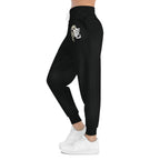 Athletic Joggers — Black Dragon Kanji Graphic Sweatpants