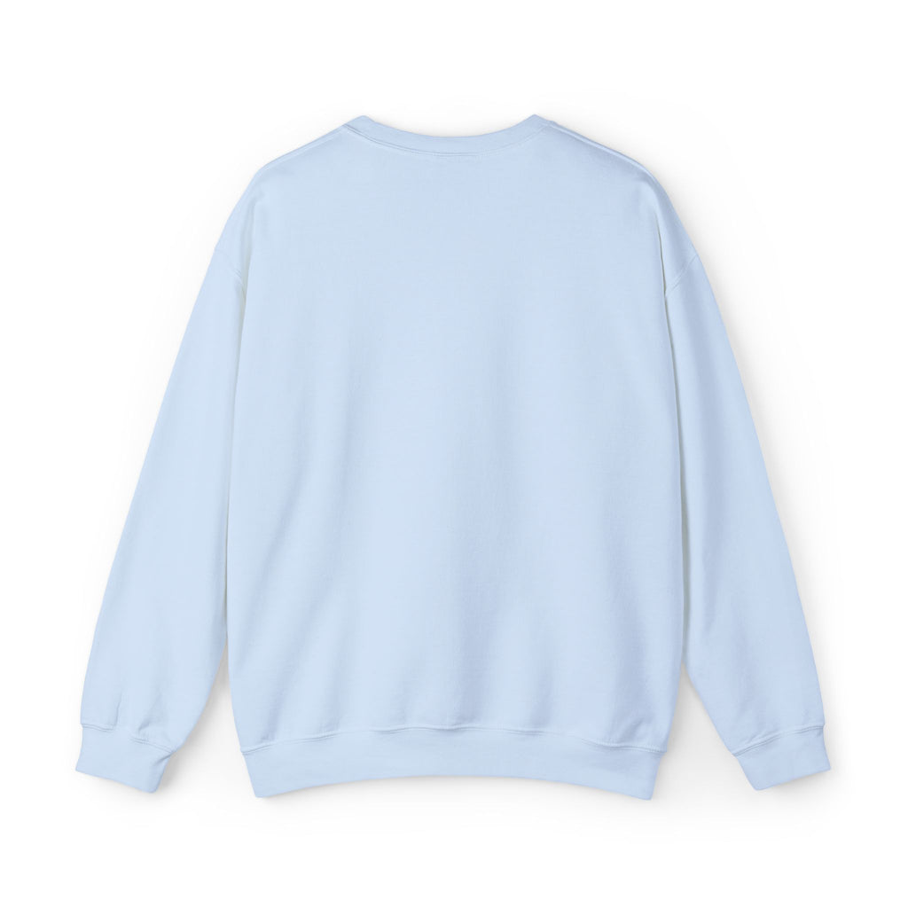 Halloween Moon Cat Crewneck Sweatshirt — Witch Hat & Black Cats Graphic