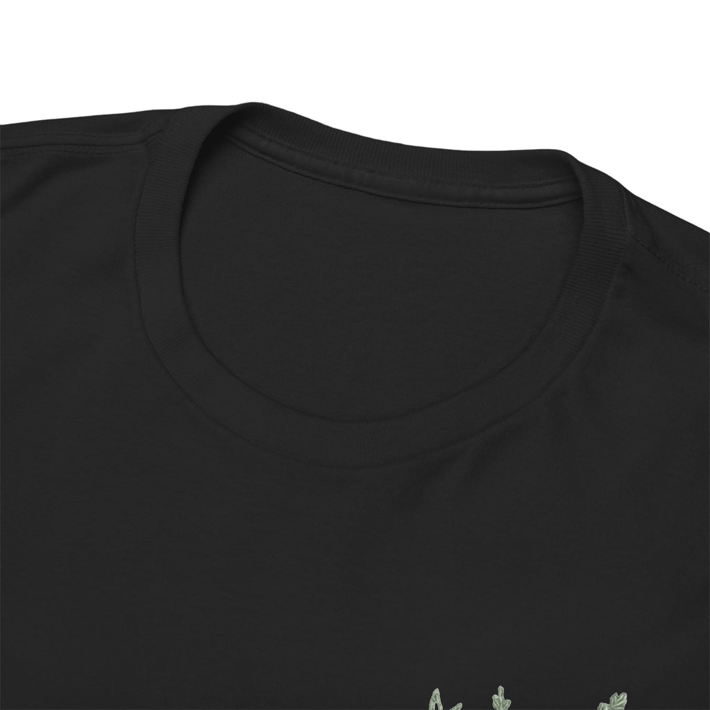 Botanical Fern Bouquet T-Shirt — Green Floral Nature Graphic Tee for Women