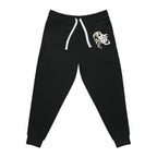 Athletic Joggers — Black Dragon Kanji Graphic Sweatpants