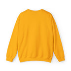 Halloween Moon Cat Crewneck Sweatshirt — Witch Hat & Black Cats Graphic